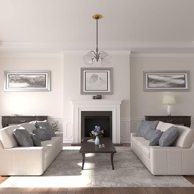 12 1/2"OD x 3 7/8"ID x 3/4"P Bradford Ceiling Medallion (Fits Canopies up to 6 5/8"), Hand-Painted Rich Gold