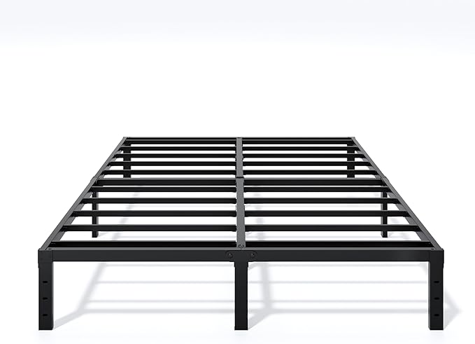 Metal Bed Frame Full Size - 12 Inch Heavy-Duty Full Platform Bed Frame No Box Spring Needed, Easy Assembly, Noise-Free, Sturdy Mattress Foundation, Underbed Storage Space