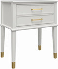 CosmoLiving by Cosmopolitan Westerleigh End Table, White