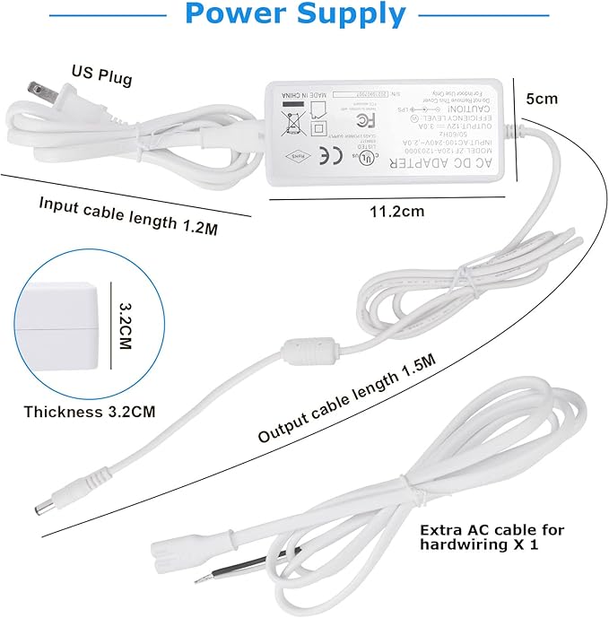 Litever Under Cabinet LED Lighting Kit, Super Bright, 6 PCS 12” Slim Light Bars, 31W 2000 Lumen, Dimmable, Plug or Wired Power Adapter, for Kitchen Cabinets Counter Shelf Workbench (Warm White 3000K)