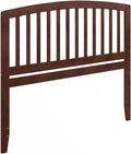 AFI Richmond Queen Size Headboard with Attachable Charger in Walnut