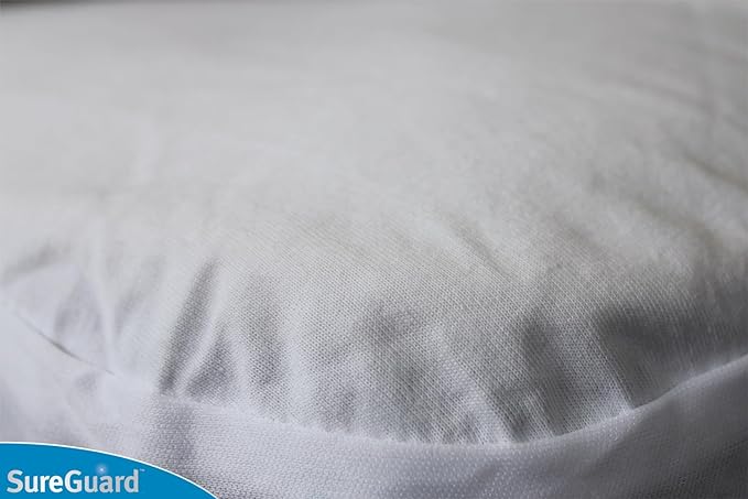 SureGuard California King Mattress Protector - 100% Waterproof, Hypoallergenic - Premium Fitted Cotton Cover - Smooth