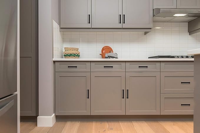 Ravinte 60 Pack 3 Inch Square Cabinet Handles - Matte Black Pulls for Kitchen Drawers and Cabinets - Hardware Handles