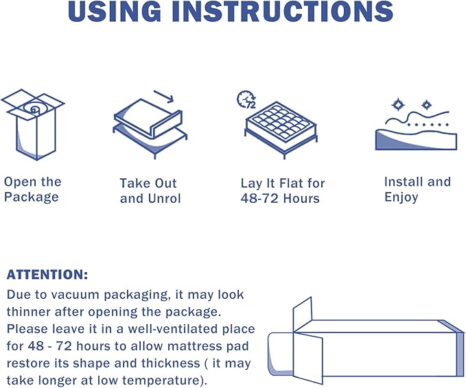 OLANLY Twin Quilted Fitted Mattress Pad – Soft Pillow Top Mattress Topper, Down Alternative Fill, Cooling Comfort Breathable Mattress Cover, Machine Washable Deep Pocket Mattress Protector, White