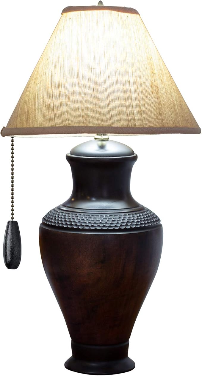 8 Pieces Ceiling Fan Pull Chains Extender Wooden Pendant Pull Chain Extension for Ceiling Light Lamp Fan(Black)