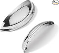 khtumeware 2 Pack 4" Drawer Pulls Polished Chrome Cabinet Cup Pulls Kitchen Hardware Cabinet Handles Drawer Handles Knobs 4 inch Hole Center