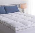 Marine Moon King Mattress Topper, Cooling Pillow Top, Hotel Quality Down Alternative Pillow Topper Cover, Plush Thick Bed Toppers for Back Pain with Deep Pocket