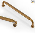 Asidrama 10 Pack 6.3 Inch(160mm) Antique Brass Kitchen Cabinet Handles, Cabinet Pulls Vintage Retro Kitchen Cabinet Hardware for Cupboard Drawer Pulls
