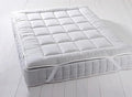Royal Hotel Bedding Mattress Topper, King, 2 Inches Hypoallergenic Overfilled Down Alternative Anchor Bands Mattress Topper