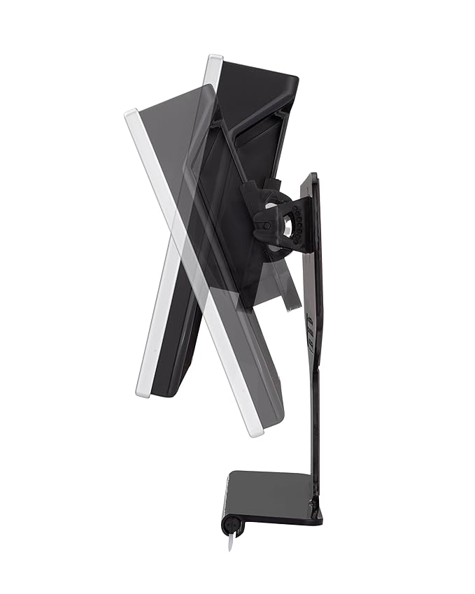 ToiletTree Products Fogless Shower Mirror with Squeegee - Anti-Fog Mirror - Adjustable Shaving Mirror with a Squeegee - Rust-Proof, Impact-Resistance Bathroom Shower Mirror