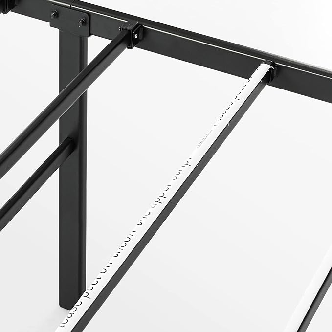 Best Price Mattress King Size Black Metal Bed Frame with 18 Inch Style
