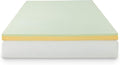 ZINUS 3 Inch Green Tea Memory Foam Mattress Topper, Pressure-Relieving Layers, CertiPUR-US Certified, Short Queen