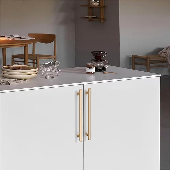10 Pack 7.5 Inch(192mm) Kitchen Cabinet Handles Champagne Bronze Cabinet Pulls Champagne Gold Kitchen Cabinet Hardware Drawer Pulls for Cupboard Wardrobe