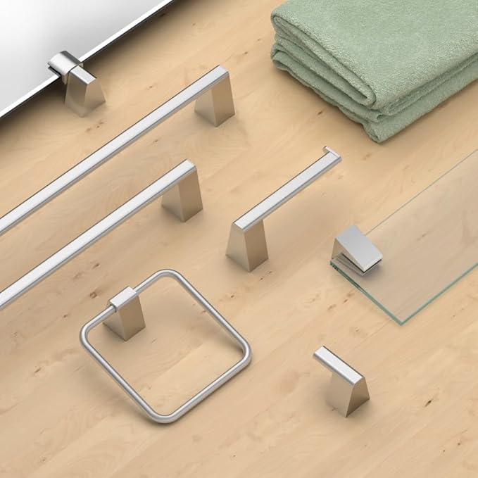 Gatco 5669FS A-Line Framed Ractangle Mirror, 32.5 Inch, Satin Nickel