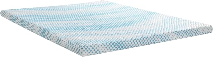 Roost Sleep Cool Cloud Supreme 3 Inch Gel Memory Foam King Mattress Topper – Cooling, Ventilated Design for Back and Pressure Relief