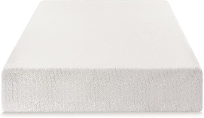 Best Price Mattress 14" Signature Green Tea Memory Foam Mattress, Full, White