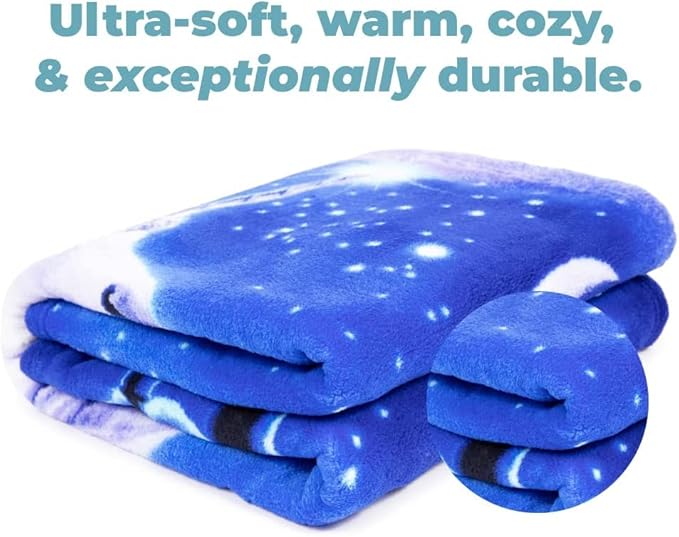 Dawhud Direct Unicorn Fleece Blanket for Girls and Kids - 75 x 90 Inch Super Soft Girls Blanket for Bed Couch or Travel - Plush Throw with Magical Unicorn Design for Cozy Everyday Use - King Size