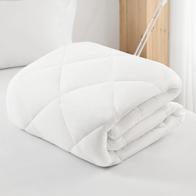 Sleep Philosophy Waterproof Mattress Protector Full Size Mattress Pad, 3M Scotchgard, Quilted & Fitted Microfiber Mattress Topper, Noisless & Deep Pocket Fits Up to 20" Mattress, Full White