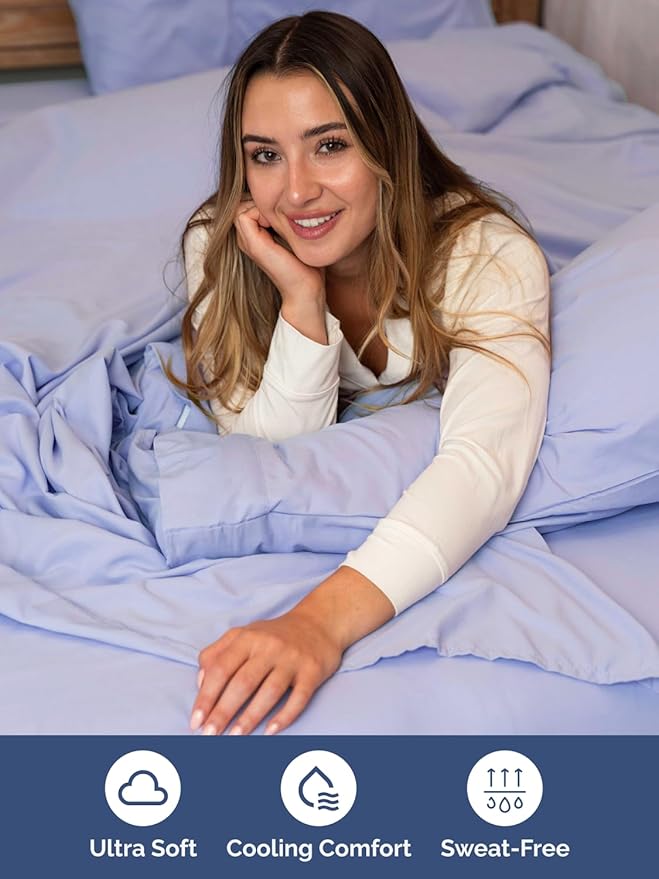 Extra Deep Full Sheet Set - 6 Piece Breathable & Cooling Sheets - Hotel Luxury Bed Sheets Set - Easy & Secure Fit - Soft, Wrinkle Free & Comfy Sheets Set - Lavender Sheet Set with Extra Deep Pockets