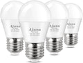 LED 3W 25 Watt Light Bulbs Equivalent, 120V Ceiling Fan Light Table Lamp Bulb Warm White 2700K LED Energy Saving Light E26 Base, Suitable for Home 4 Pack