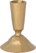 Creative Co-Op Antique Hand-Forged Cast Metal Taper Holder, Gold