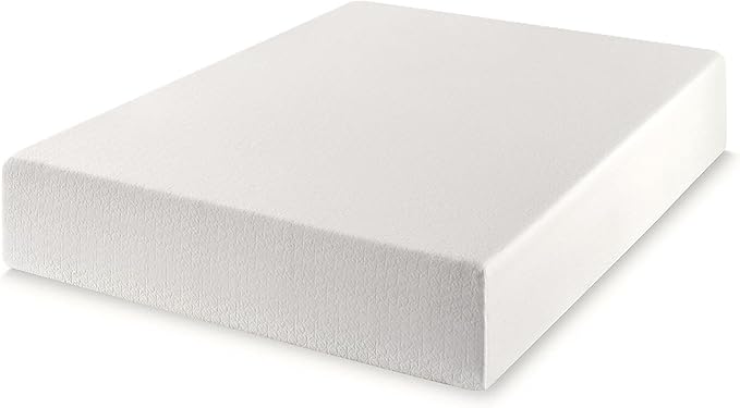 Best Price Mattress 14" Signature Green Tea Memory Foam Mattress, Twin, White