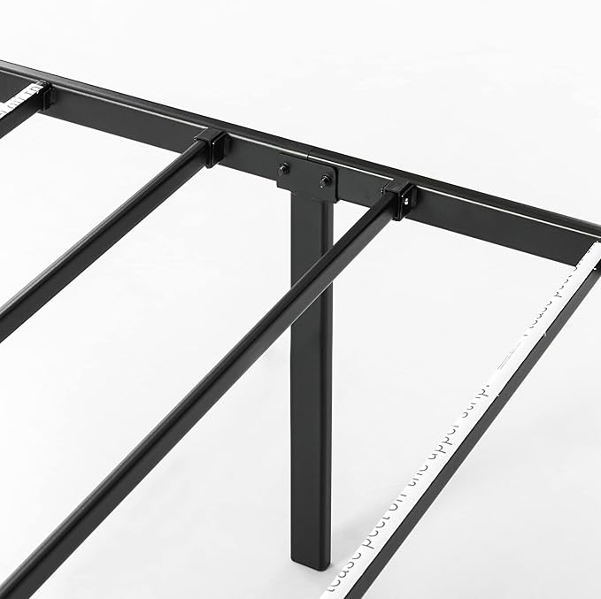 Best Price Mattress Twin XL 14 Inch Black Metal Platform Bed Frame