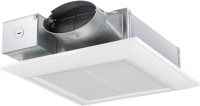 Panasonic WhisperValue Ceiling/Wall Mount Bathroom Exhaust Fan, 50-80-100 CFM, FV-0510VS1