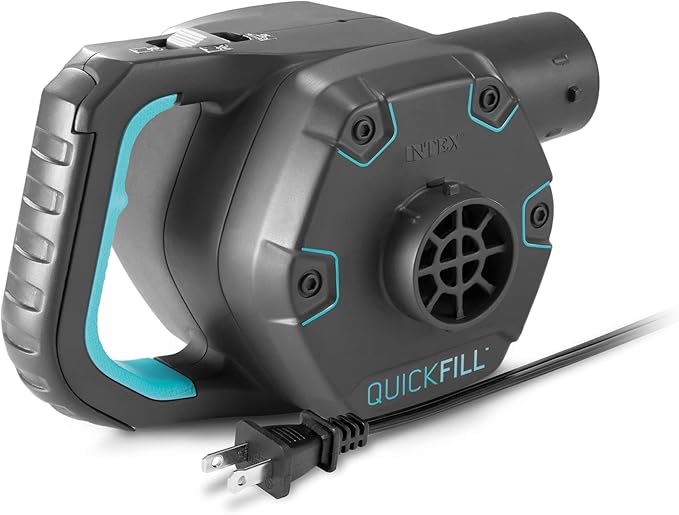 Intex Quick Fill 120 Volt AC Electric 38.9 CFM Inflatable Float & Air Bed Pump