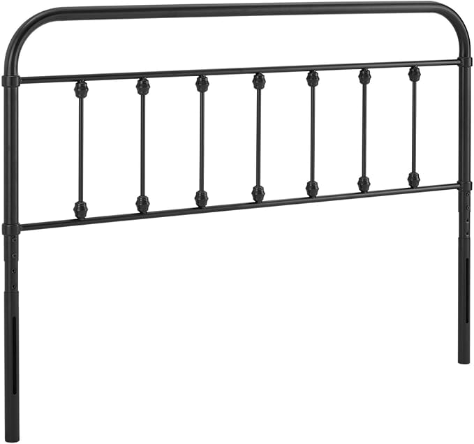 Modway MOD-6155-BLK Sage King Metal Headboard, Black