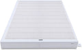 Amazon Basics Smart Box Spring Bed Base, 9-Inch Height Mattress Foundation, Tool-Free Easy Assembly, Queen, 79"L x 59.5"W x 9"H, White