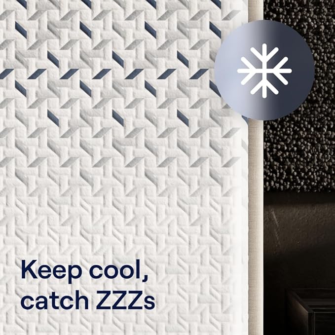 Nectar Ultra 15“ Cal King Mattress - Medium Firm - Cooling Fibers & Temperature Regulating Material - 4” Pressure Relief Layer - Zoned Ergonomic Support Layer - 365-Night Mattress Trial