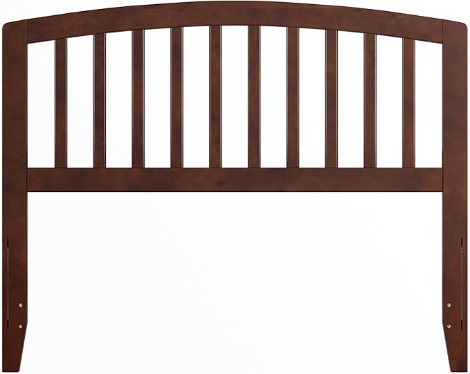AFI Richmond Full Size Headboard with Attachable Charger in Walnut
