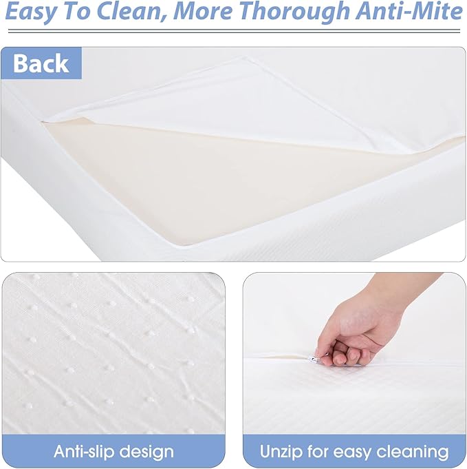 BestMassage | 6 Inch Full Mattress | Gel Memory Foam | Medium Firm Feel | White | Bed in a Box, CertiPUR-US Certified | Pressure Relief, Cooling Ventilated Foam | Breathable Knit Cover