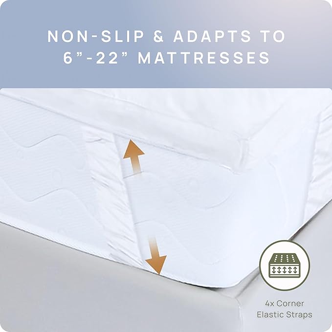 Plush Extra Thick Pillow Top Full Size Mattress Topper for Firm Mattress, Soft & Cooling Hotel Bed Topper for Back Pain with Natural Cotton Cover, Overfilled Mattress Pad Cover, Fit to 6”-22” Mattress