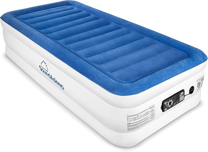 SoundAsleep Products CloudNine Series Air Mattress Includes Dual Smart Pump Technology - Twin XL Size