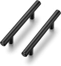 Ravinte 60 Pack 6 inch Cabinet Pulls Matte Black Stainless Steel Kitchen Cupboard Handles Cabinet Handles 3.5” Hole Center
