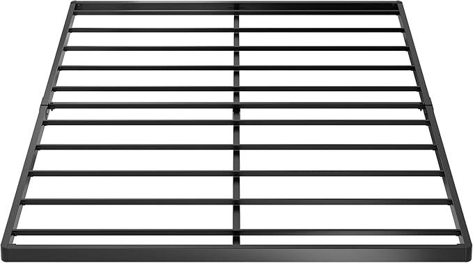 California King Box Spring Bed Base 2 Inch, Low Profile Metal Cal King Box Spring Bunkie Board 2 Inch, 3000 Lbs Max Weight Capacity Mattress Foundation, Noise-Free, Easy Assembly