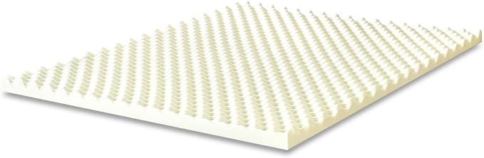 ZINUS 1.25 Inch Copper Cooling Memory Foam Mattress Topper with Airflow Design, Twin