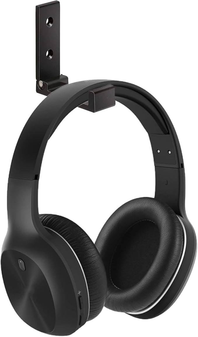 OHIYO Folding Wall Hook 2PCS Folding Coat Hooks for Hanging Heavy Duty Coat & Bag & Backpack & Hat & Headphone Foldable Coat Hooks Wall Mounted Saves Space (Black)