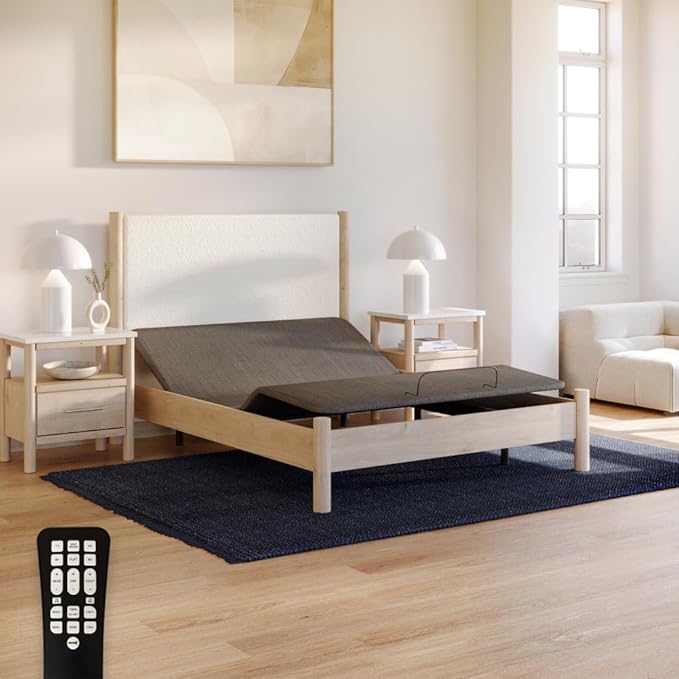 Classic Adjustable Base - Queen - Head & Foot Incline - Wireless Remote with Memory - Easy Set Up - Zero Clearance - Zero Gravity - Durable Frame