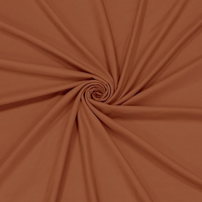 Mejoroom King Size Bed Sheet Set - Hotel Luxury 1800 Bedding Sheets & Pillowcases - 16" Deep Pocket Fitted Sheet, Soft, Wrinkle & Breathable, Fade Resistant - 4 Piece(King, Terracotta)