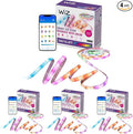 WiZ Connected 16.4 ft LED Light Strip for Your Smart Home - Flowing Multicolor LED, Color-Changing, Cuttable - Voice/App Control - Works with Google Home, Alexa and HomeKit (Pack of 4)
