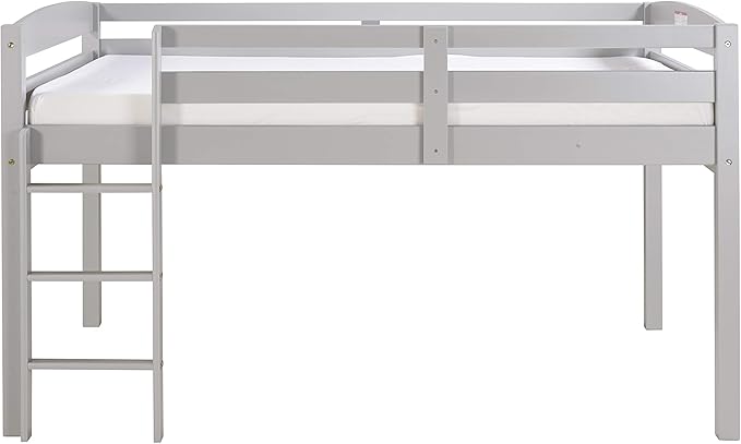 Concord Junior Loft Bed, Twin, Grey