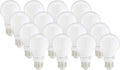 Amazon Basics A19 LED Light Bulbs, 60 Watt Equivalent, Energy Efficient 9W, E26 Standard Base, Soft White 2700K, Dimmable, 10,000 Hour Lifetime , 16-Pack