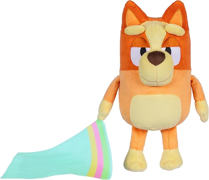 Bluey Sleepy Time Bingo Talking Plush, Soothing Baby Toy for Sleep, 7 Show Phrases & Theme Song, Cuddle Buddy