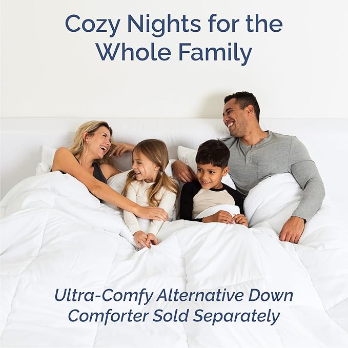 Cal King 6 Piece Sheet Set - Comfy Breathable & Cooling - Ultra-Soft Hotel Luxury Bedding Set with 8-16 Inch Deep Pockets - 1 Flat & 1 Fitted Sheet & 4 Pillowcases - Wrinkle Free & Easy Care - White
