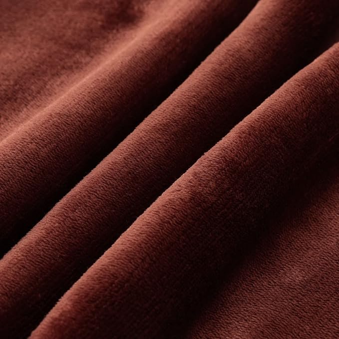NANPIPER Baby Sherpa Blanket,Warm Toddler Throw Blanket,Soft Newborn Fleece Blanket for Winter (Brown,30x40 inches)