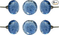 Perilla Home Set of 6 Crystal Knobs for Cabinet & Drawers Decorative Glass Knobs for Home Kitchen Cabinet Hardware Cupboard Glass Door Dresser Wardrobe and Drawer Pulls (Cola Water)