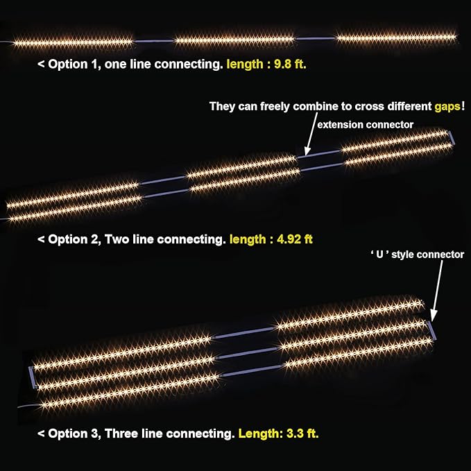 WOBANE Under Cabinet LED Lighting Kit, 6 PCS Dimmable LED Strip Lights with Remote Control Dimmer, 24W Adapter, Hidden 2700K Warm White Set, Bright 1500lm, Timing, Kitchen, Counter, Shelf, Showcase